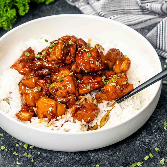 Bourbon Chicken.