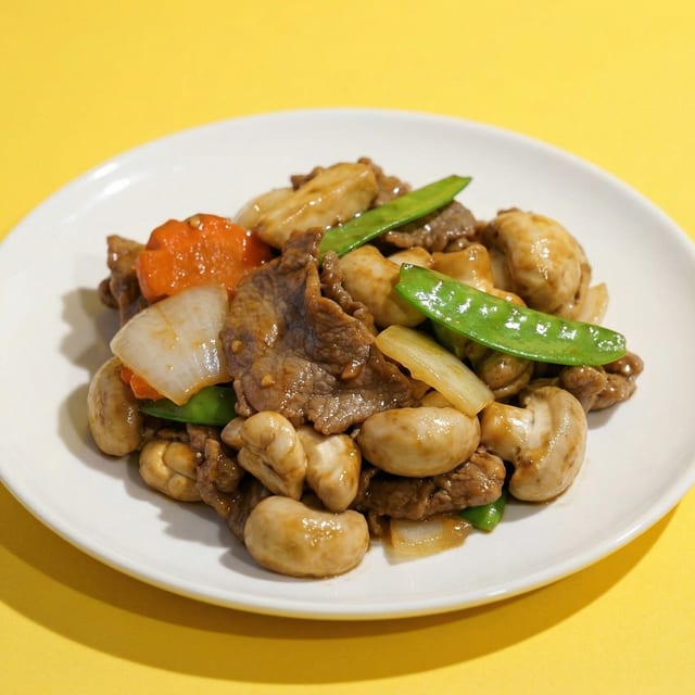 Beef with Mushrooms.
