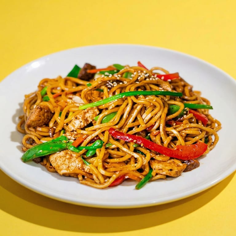 Delicious Chicken Lo Mein