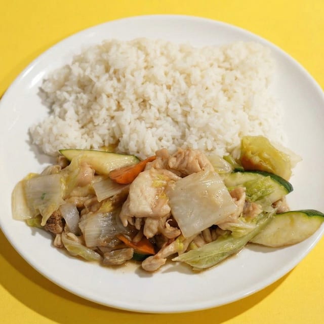 Moo Goo Gai Pan.