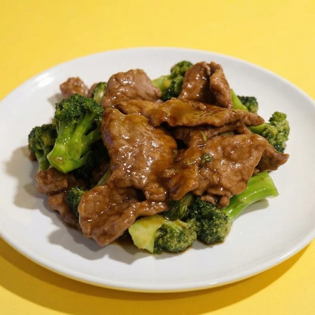 Beef with Broccoli.