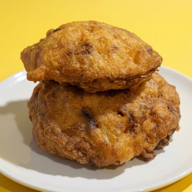 Roast Pork Egg Foo Young.