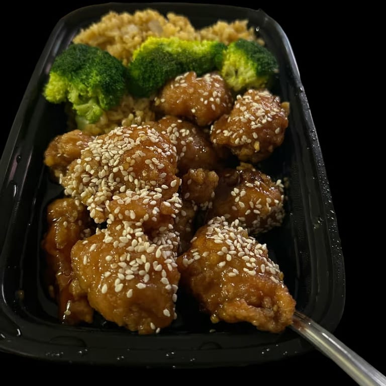 Delicious Sesame Chicken Awaits