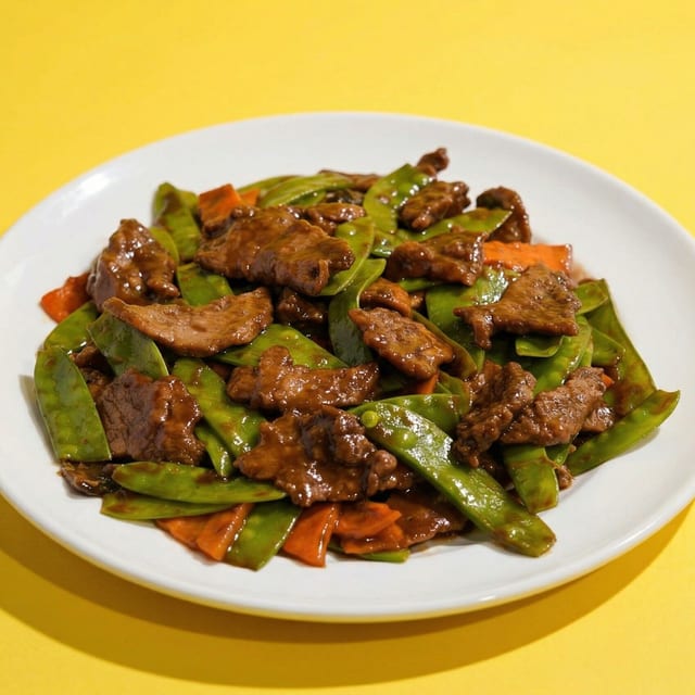 Beef with Snow Peas.