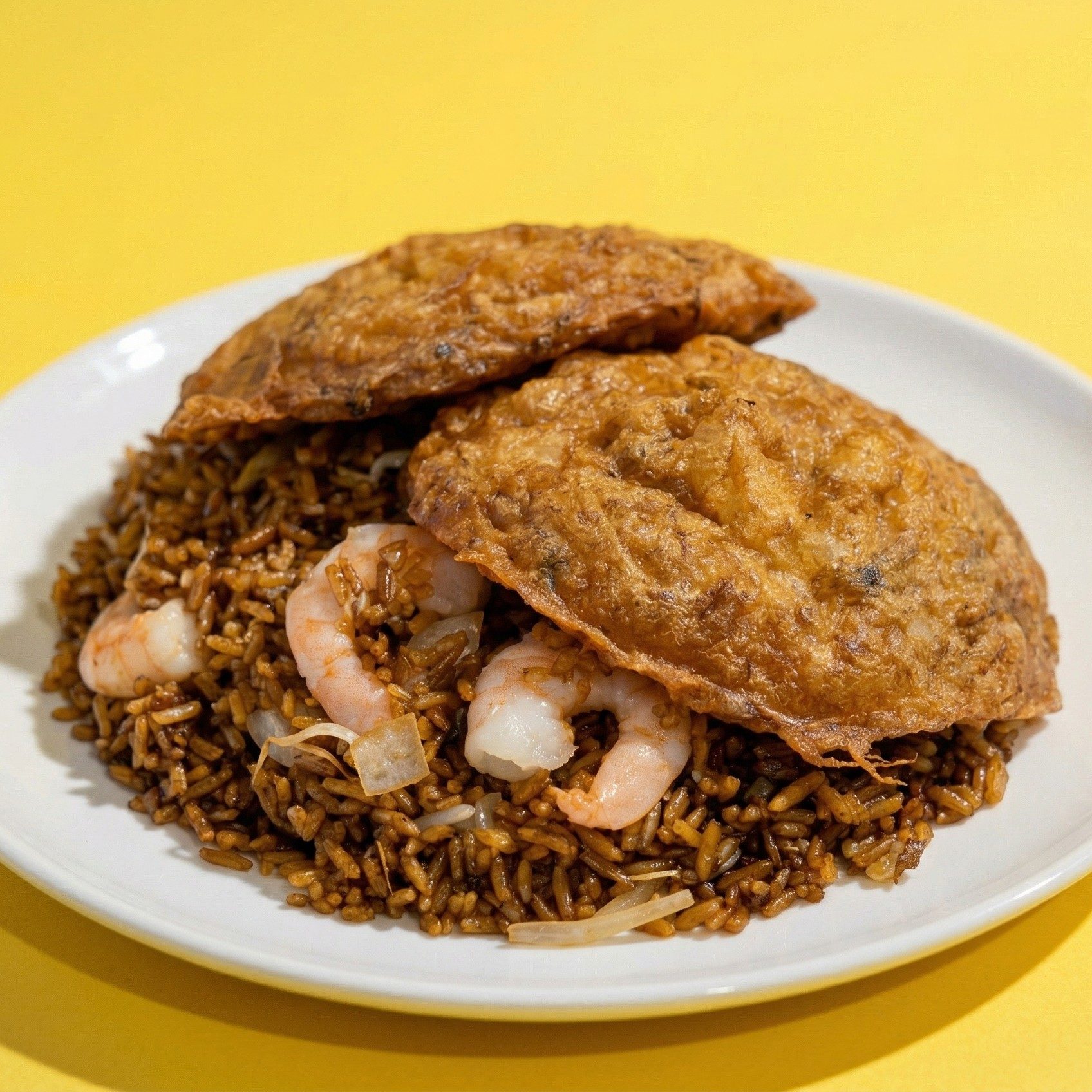 Shrimp Egg Foo Young.