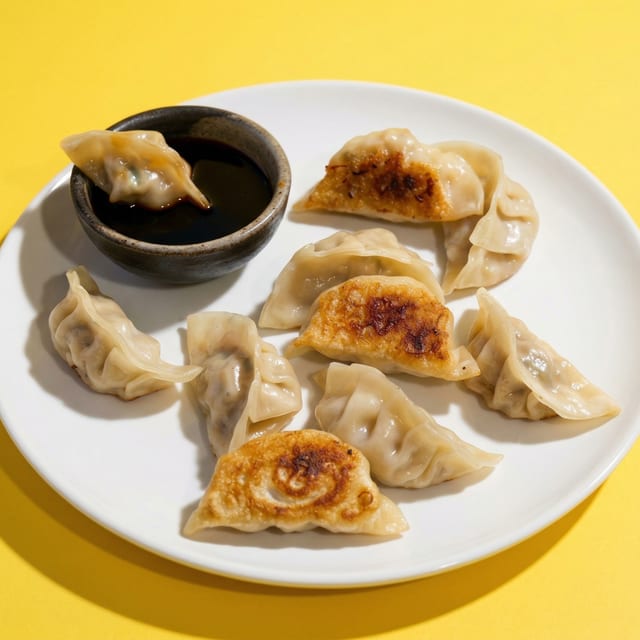 Pan Fried Dumplings.