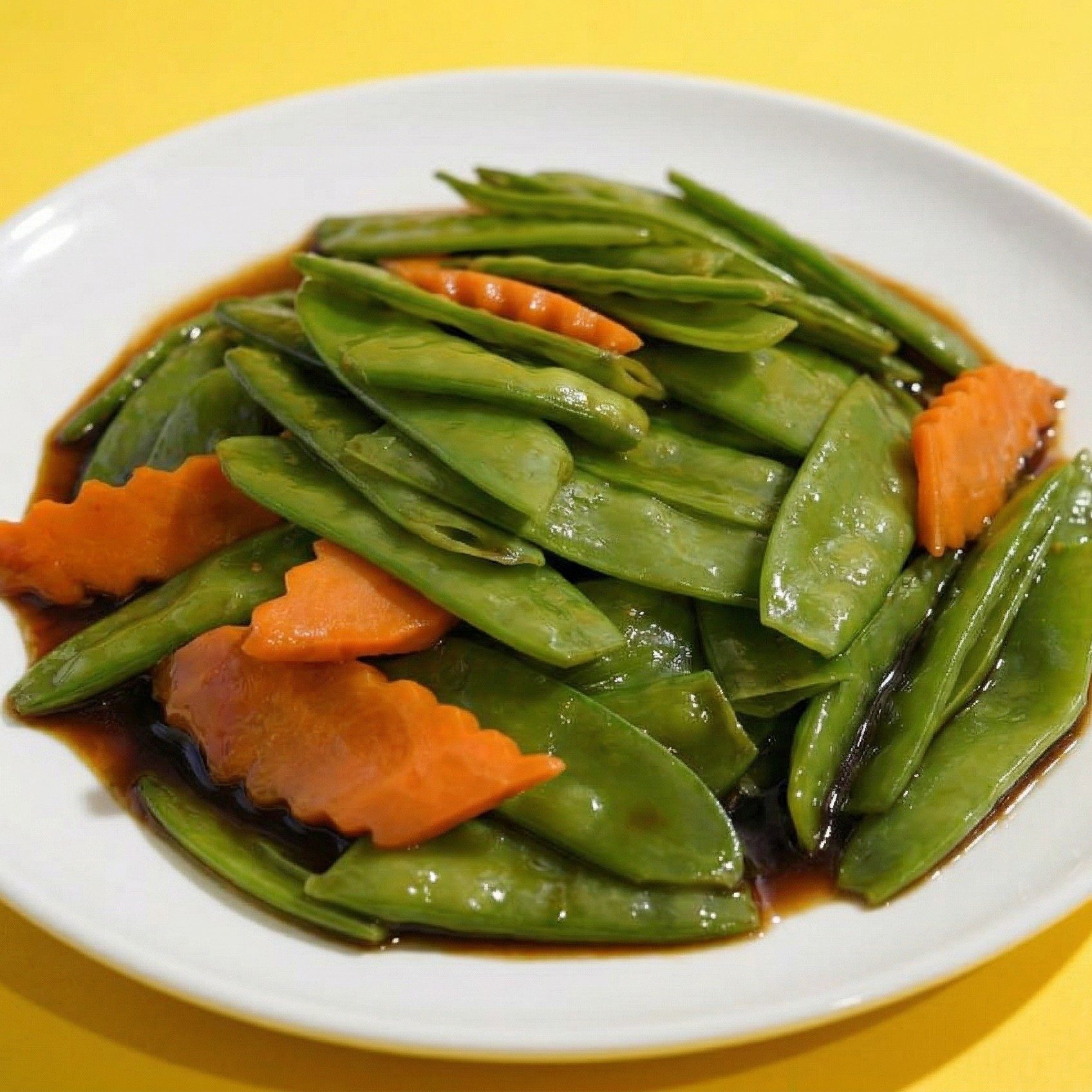Sautéed Snow Peas.