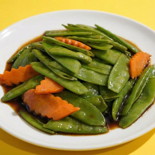 Sautéed Snow Peas.