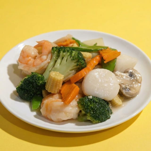 Shrimp & Scallops.