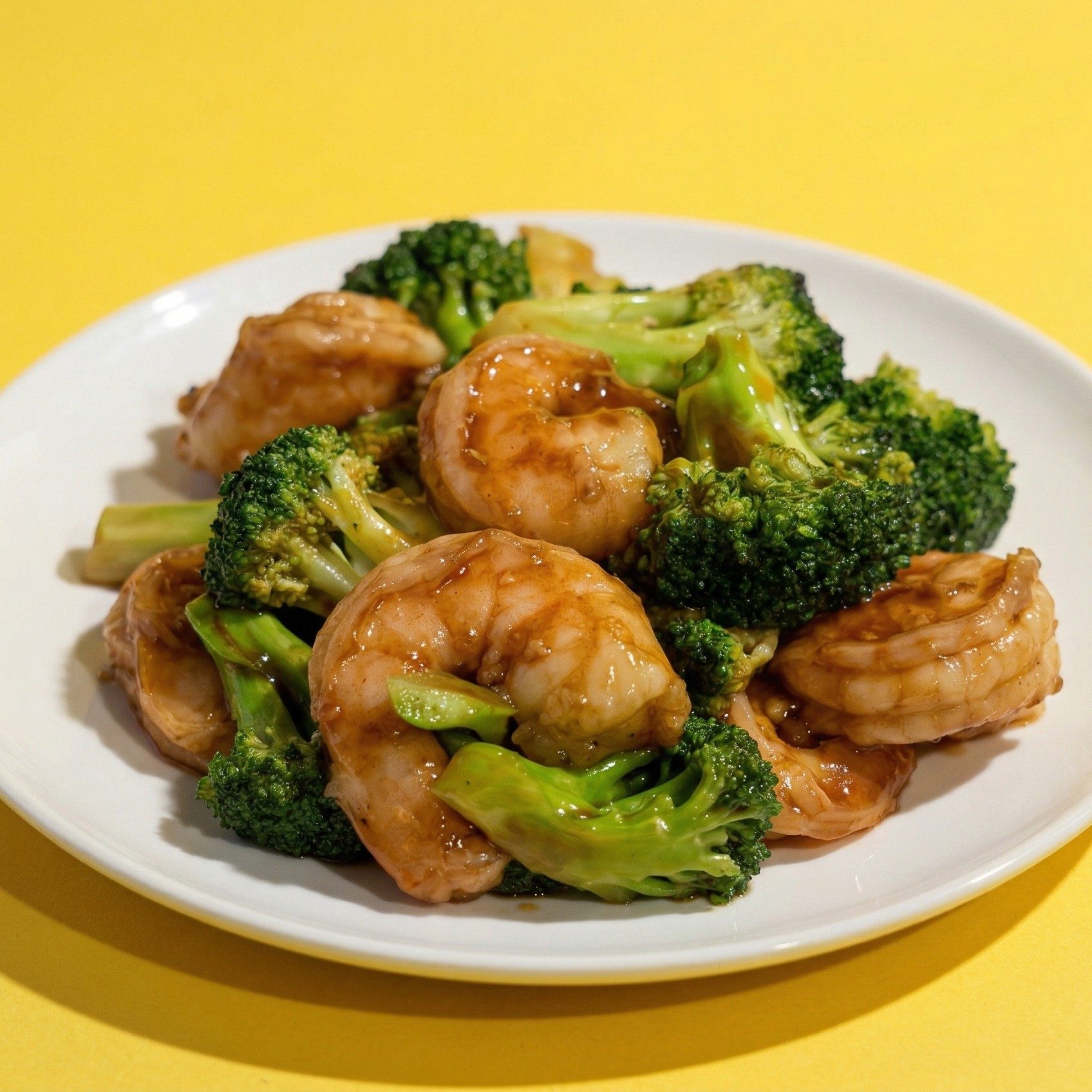 Shrimp with Broccoli.